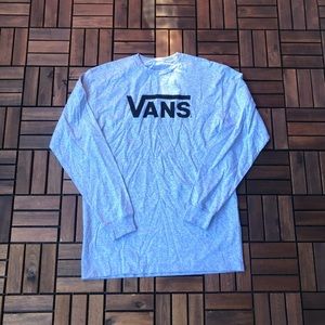 Vans men’s logo long sleeve
